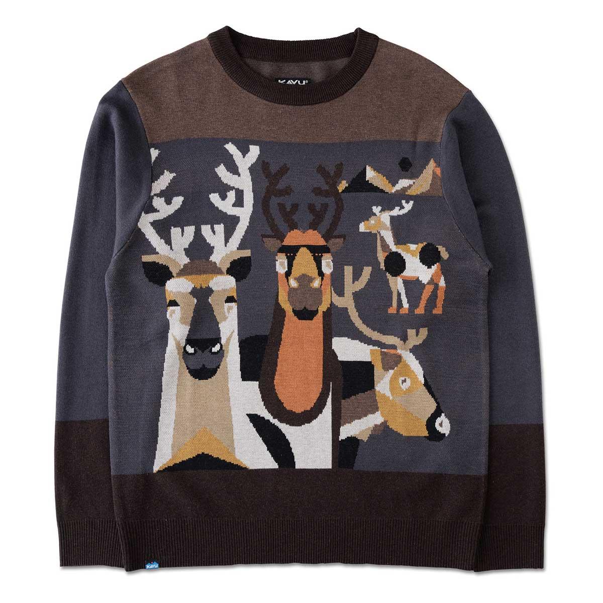 Kavu Highline Sweater Men's in Deer Me